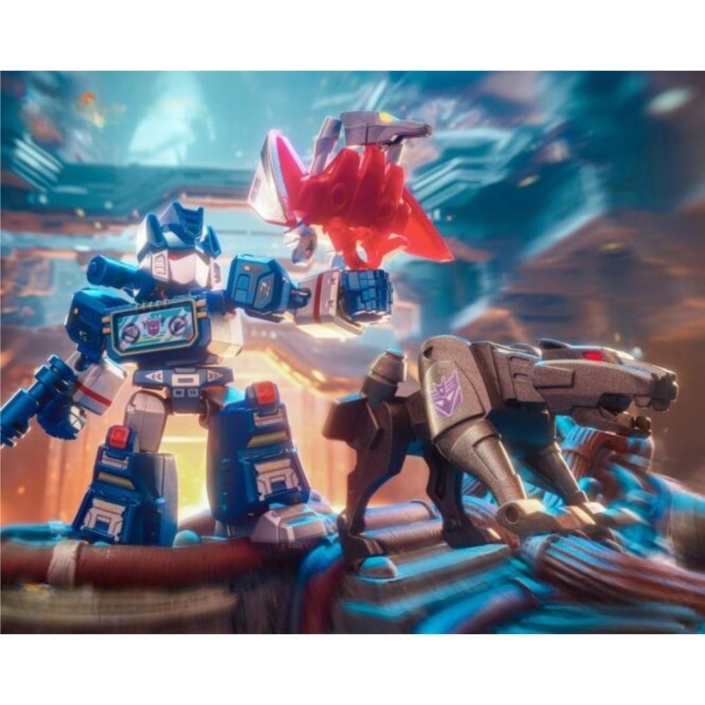 Mô hình đồ chơi lắp ráp Blind box Transformers Defender Version 03 Heavy Metal War Model Kits BLOKEES