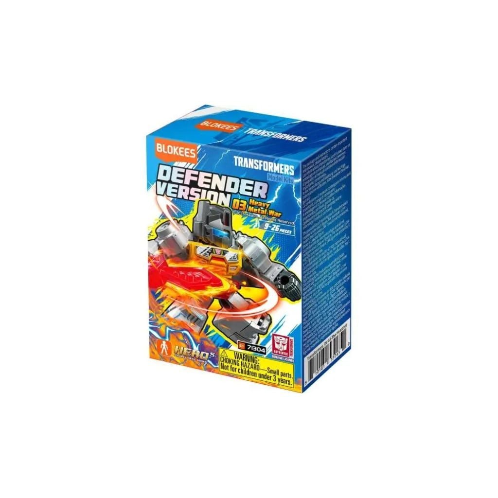 Mô hình đồ chơi lắp ráp Blind box Transformers Defender Version 03 Heavy Metal War Model Kits BLOKEES