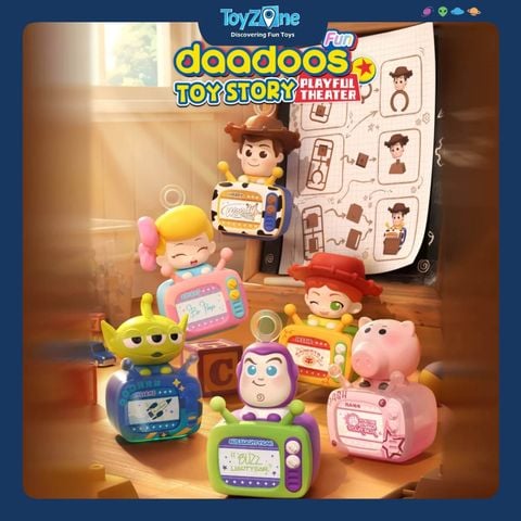 Mô hình đồ chơi lắp ráp Blind box Toy Story Daadoos Fun 01 Playful Theater ER02 BLOKEES