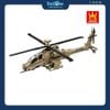 Bộ Đồ Chơi Lắp Ráp Mô Hình Máy Bay Trực Thăng Tấn Công AH-64 Apache WANGE