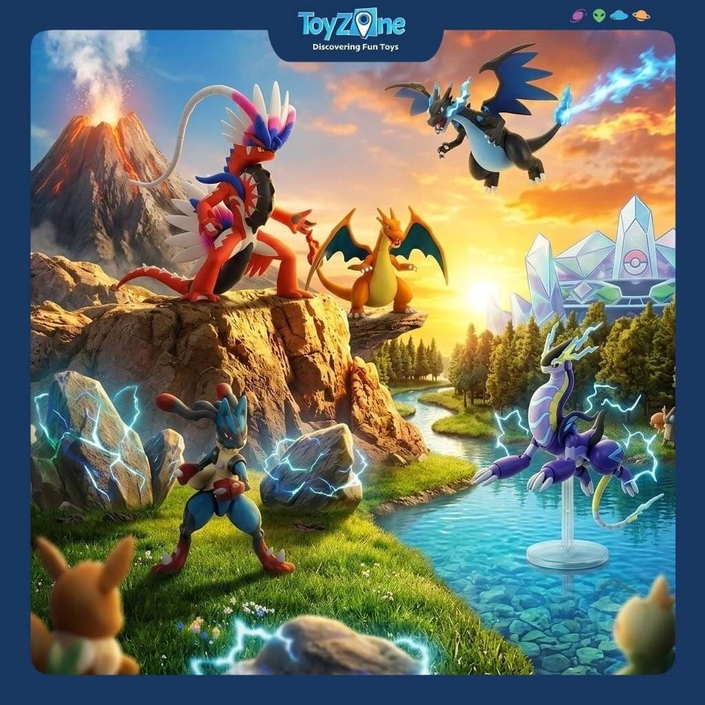 Mô hình lắp ráp Pokemon Plamo Collection Select Series Plastic Model Kit BANDAI