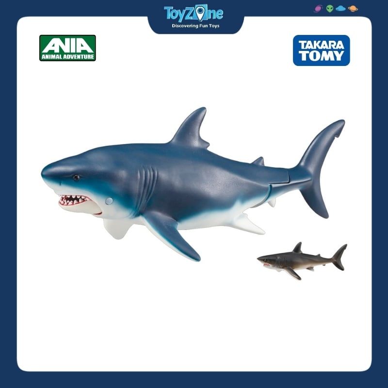 Mô hình đồ chơi Động Vật Cá Mập Megalodon ANIA AL-11 Megalodon ( Floating Ver ) TAKARA TOMY