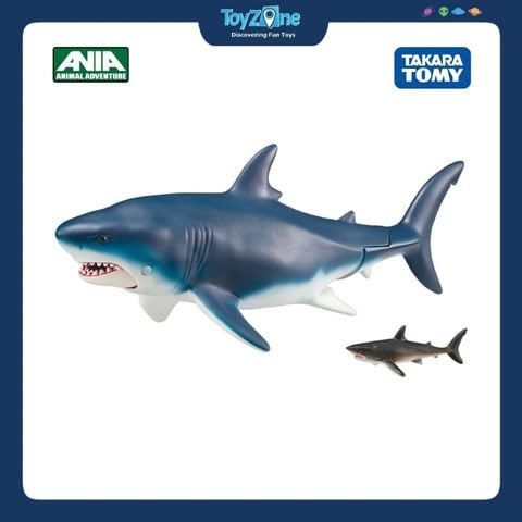 Mô hình đồ chơi Động Vật Cá Mập Megalodon ANIA AL-11 Megalodon ( Floating Ver ) TAKARA TOMY