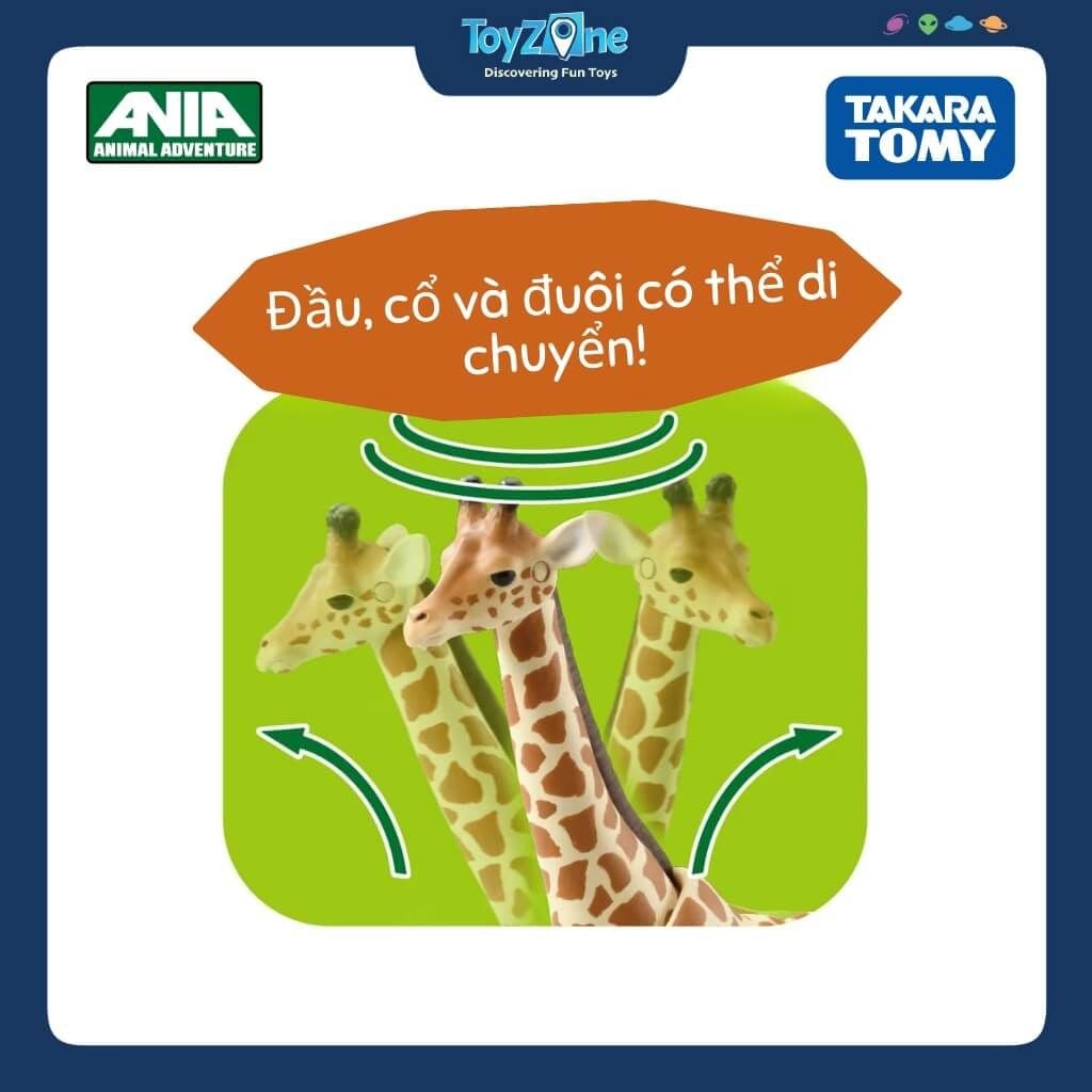 Mô hình đồ chơi Động Vật Hưu Cao Cổ ANIA AL-30 Giraffe TAKARA TOMY