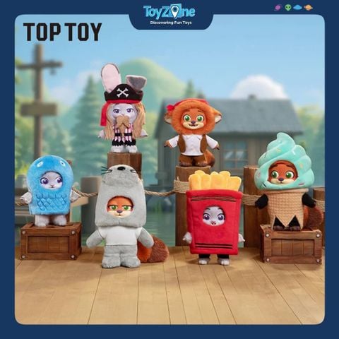 Mô hình Blind box Móc khóa Gấu bông Zootopia 2 NICK and JUDY Best Undercover Series Plush TOP TOY