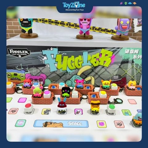 Mô hình Đồ Chơi Móc Khóa Blind Box Fuggler Ugly Funny Monster Keyboard Cap JAKA x ZURU TOYS