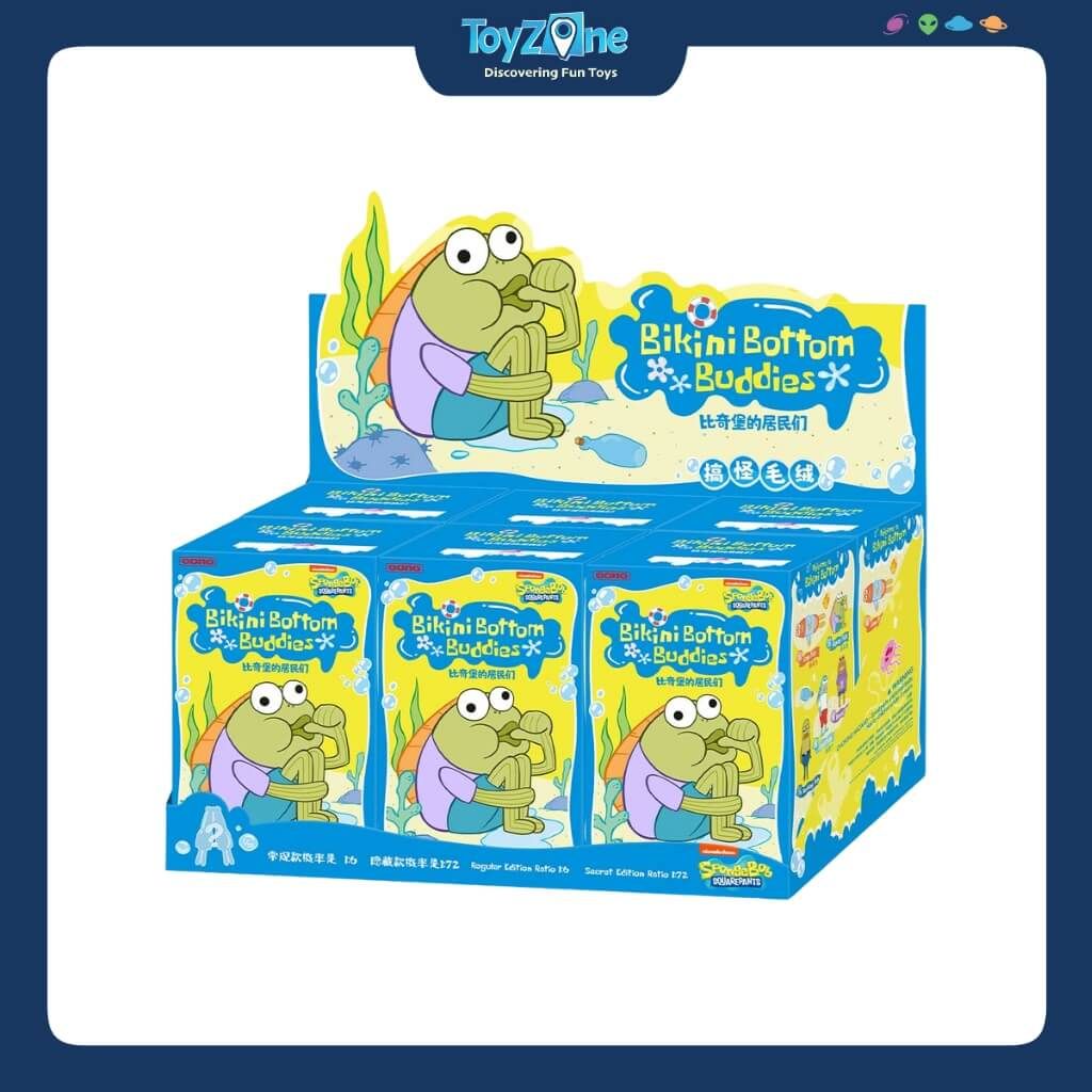 Mô hình Blind box Móc khóa Bikini Bottom Buddies Whimsical Plush POP MART
