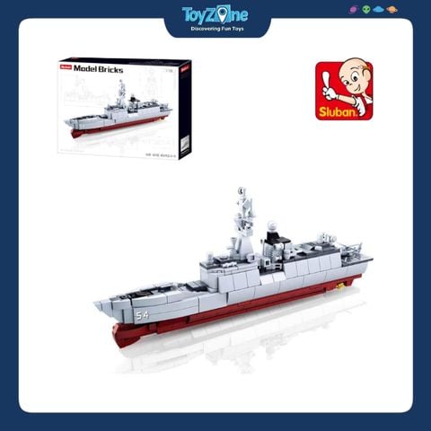 Bộ đồ chơi lắp ráp mô hình Tàu khu trục ( Destroyer ) Sluban