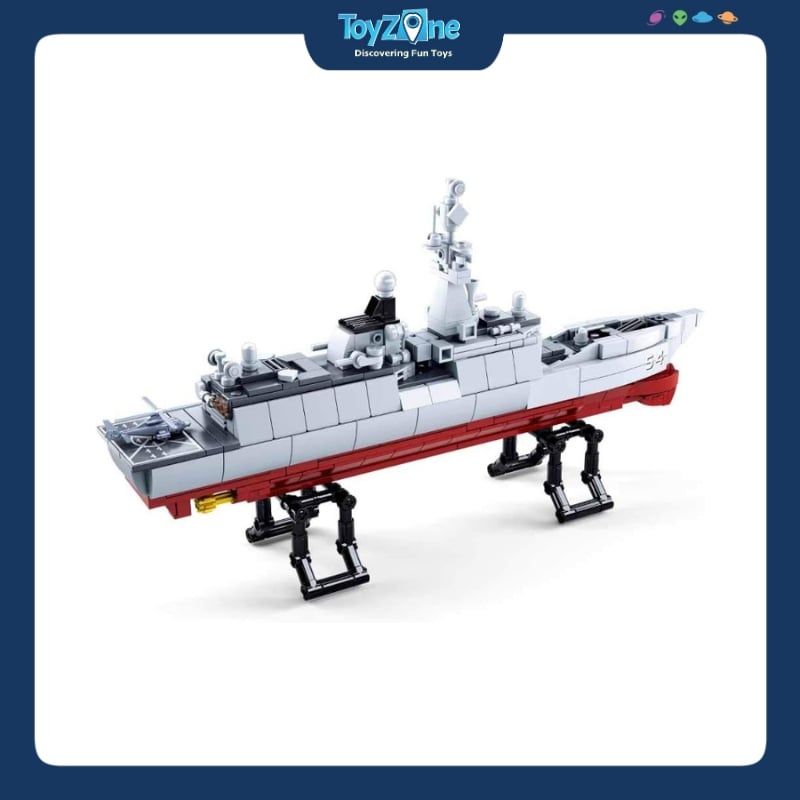 Bộ đồ chơi lắp ráp mô hình Tàu khu trục ( Destroyer ) Sluban