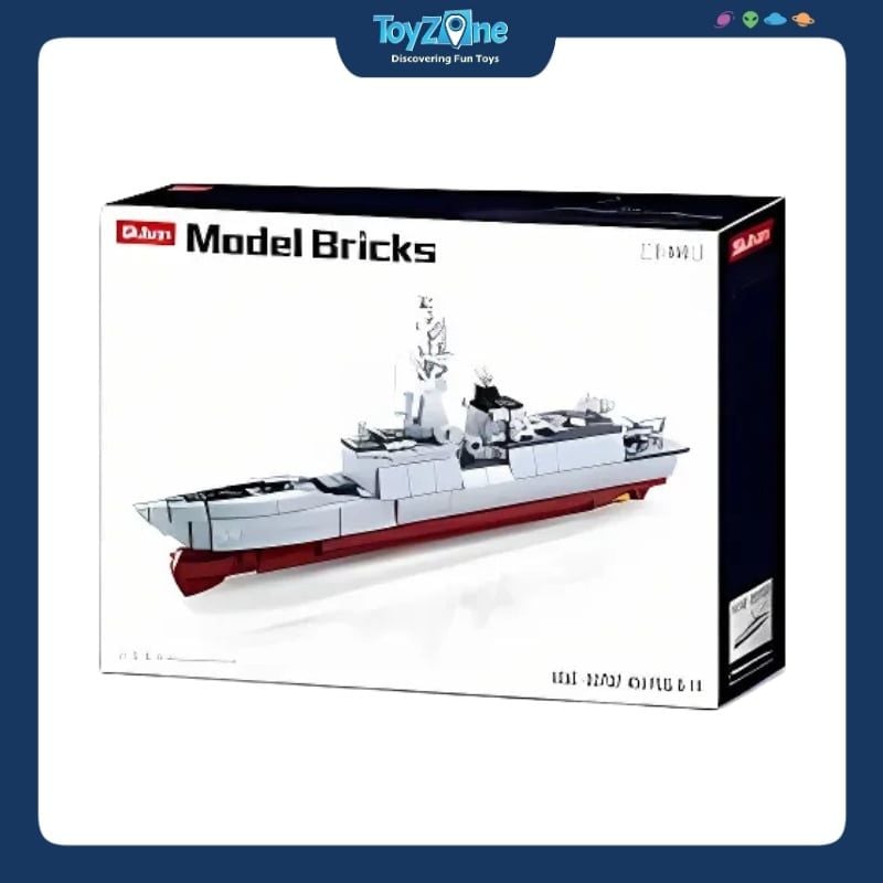 Bộ đồ chơi lắp ráp mô hình Tàu khu trục ( Destroyer ) Sluban