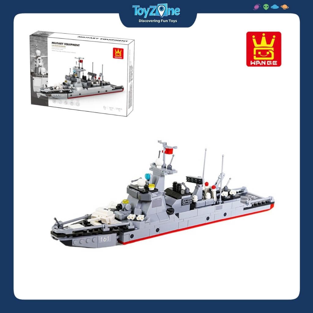 Bộ Đồ Chơi Lắp Ráp Mô Hình Tàu Khu Trục Type 052D WANGE