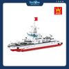 Bộ Đồ Chơi Lắp Ráp Mô Hình Tàu Khu Trục Type 055 WANGE