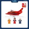 Bộ Đồ Chơi Lắp Ráp Mô Hình Thủy Phi Cơ Cứu Hỏa SLUBAN