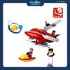 Bộ Đồ Chơi Lắp Ráp Mô Hình Thủy Phi Cơ Cứu Hỏa SLUBAN