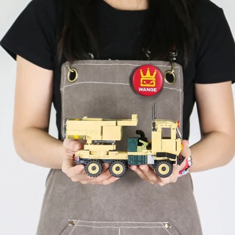 Bộ Đồ Chơi Lắp Ráp Mô Hình Xe Quân Đội WANGE