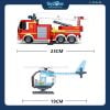 Bộ đồ chơi mô hình lắp ráp Xe thang cứu hỏa Sluban