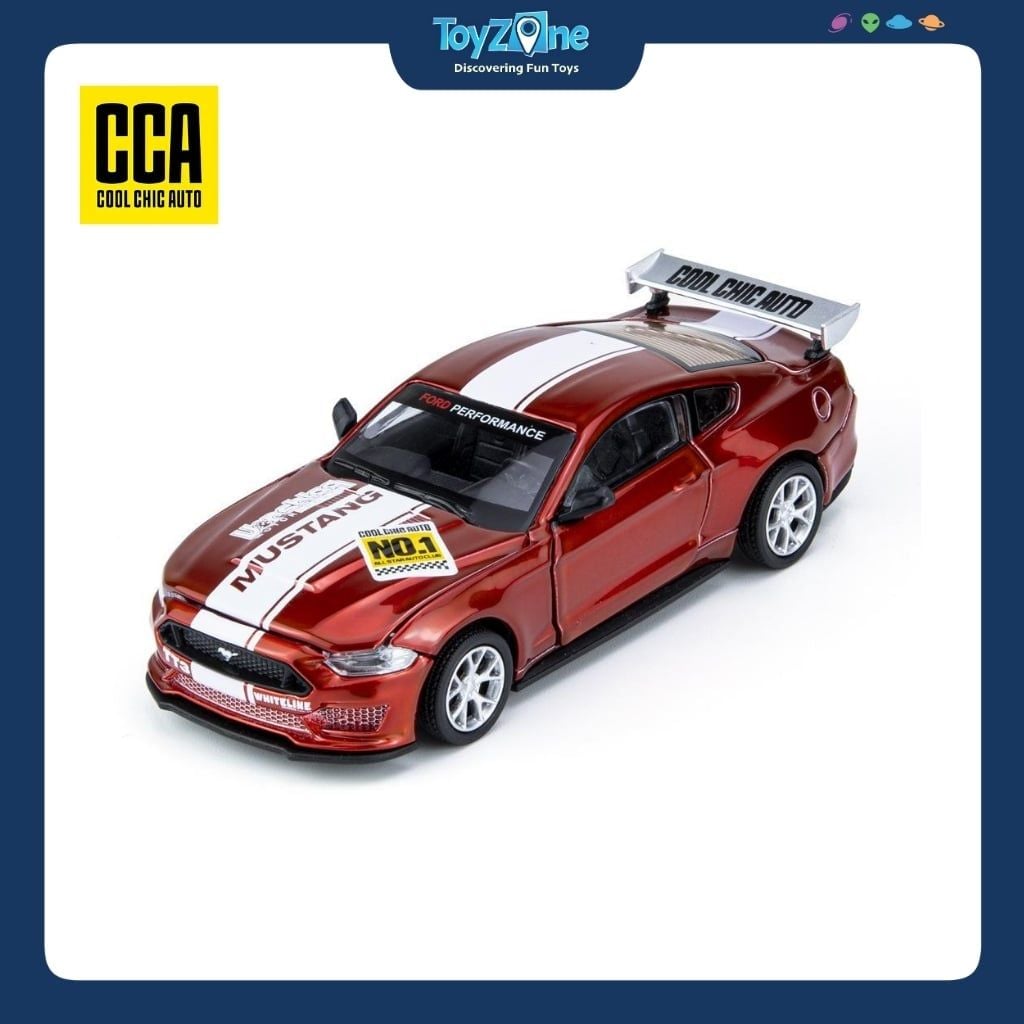 Bộ lắp ráp mô hình xe Ford Mustang GT 2018 Model Kit 1:42 CCA