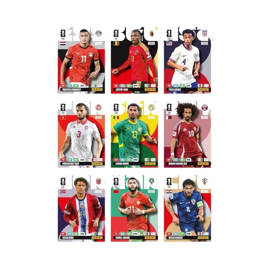 Bộ thẻ sưu tập FIFA World Cup 2026 Adrenalyn XL PANINI