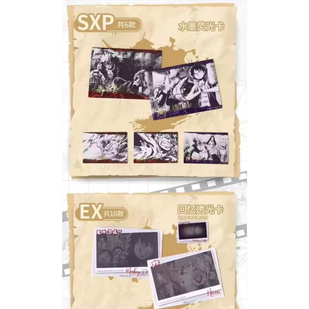 Bộ thẻ sưu tập One Piece Light and Shadow Collectible Cards KABAO