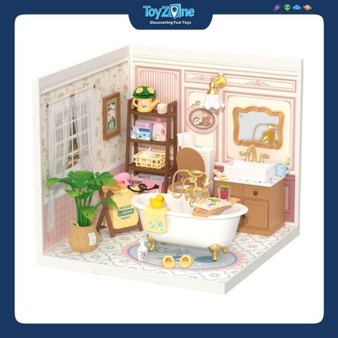 Mô hình lắp ráp nhà nhựa DIY Phòng Tắm Bong Bóng Rolife Super Creator Pop Bubble Bathroom DW014B ROBOTIME