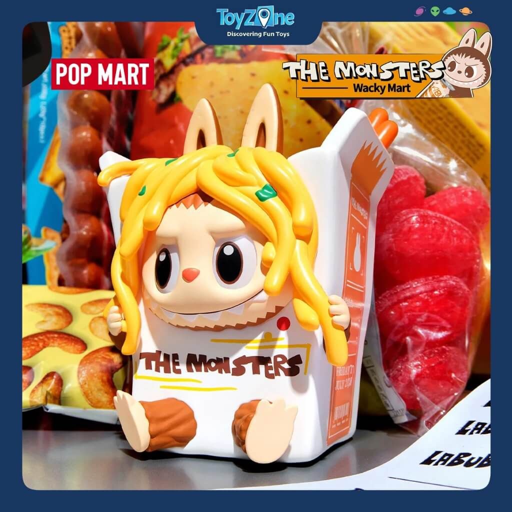 Mô hình đồ chơi Blind box Labubu The Monsters Wacky Mart ( Siêu Thị Kỳ Lạ ) Series Figures POP MART