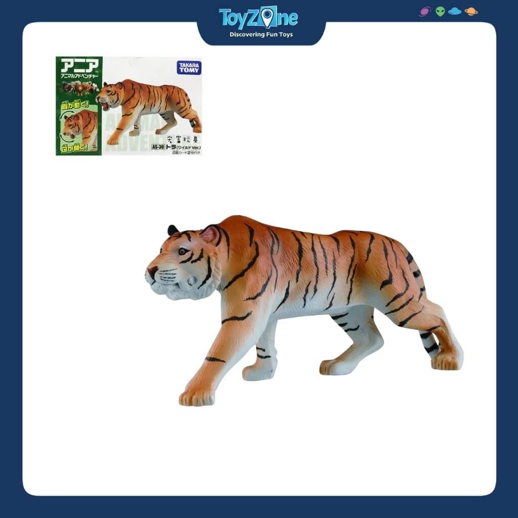 Mô hình đồ chơi Động Vật Hổ Hoang Dã ANIA AS-30 Tiger (Wild Ver.) TAKARA TOMY