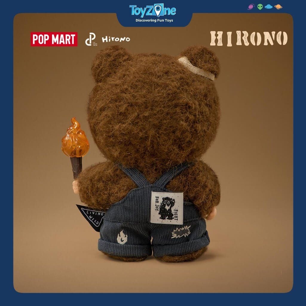 Mô hình đồ chơi Gấu bông Hirono Living Wild-Fight for Joy Plush Doll POP MART