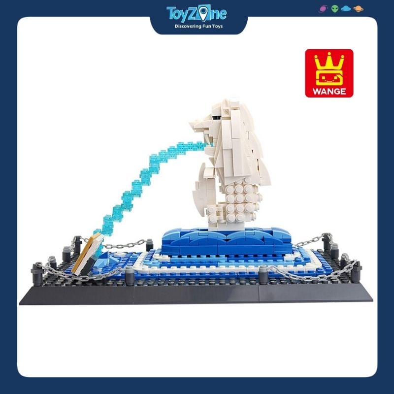 Bộ đồ chơi lắp ráp mô hình Công Trình Kiến Trúc Wange