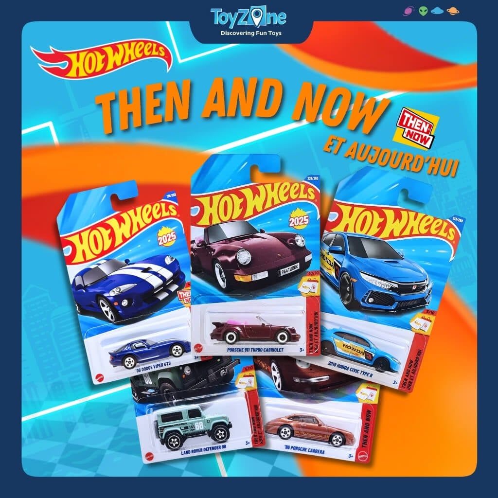 Đồ chơi mô hình xe Hot Wheels Then And Now Hier Et AujourD'Hui chính hãng