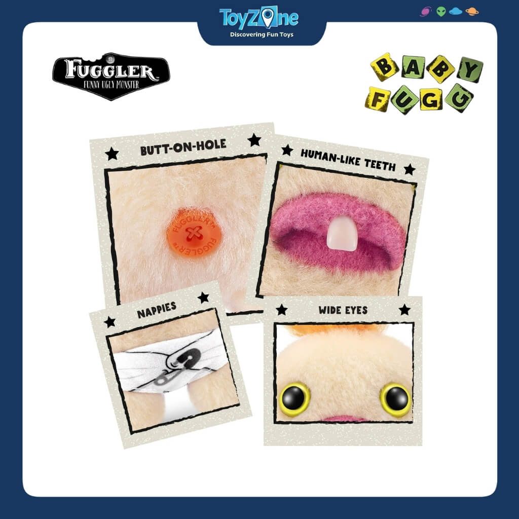 Mô hình đồ chơi sưu tầm Fuggler Baby Fuggs Ver 3 3.5inch ZURU TOYS