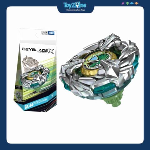 Con Quay Beyblade X BX-44 Booster Tricera Press M-85BS Takara Tomy