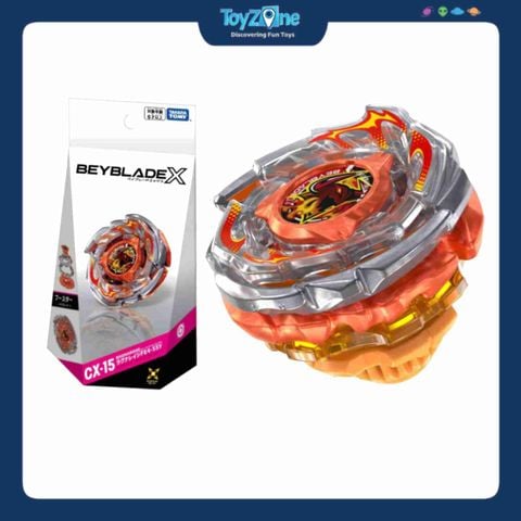 Con Quay Beyblade X CX-15 Booster Ragna Rage FE4-55Y Takara Tomy