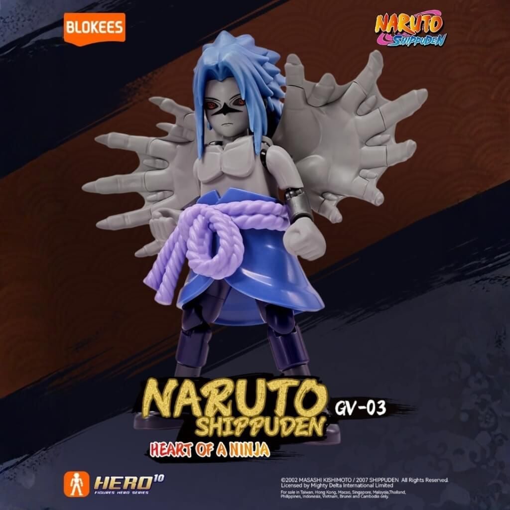 Mô hình đồ chơi Lắp ráp Blind box Naruto Shippuden GV03 Heart Of A Ninja BLOKEES