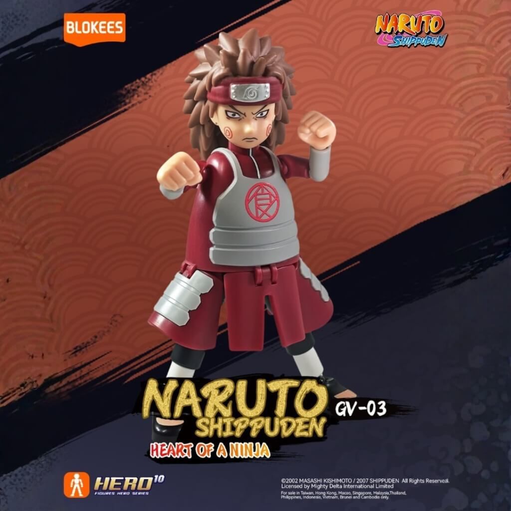Mô hình đồ chơi Lắp ráp Blind box Naruto Shippuden GV03 Heart Of A Ninja BLOKEES