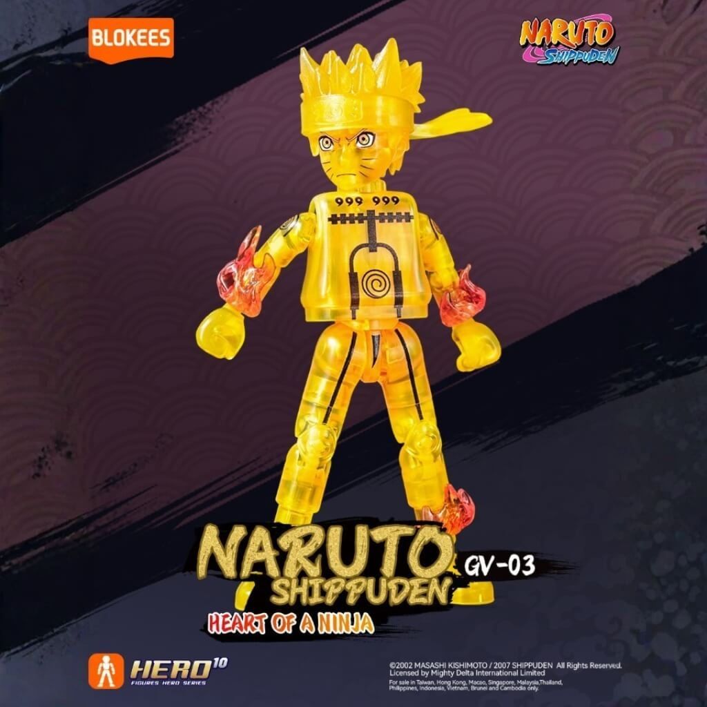Mô hình đồ chơi Lắp ráp Blind box Naruto Shippuden GV03 Heart Of A Ninja BLOKEES