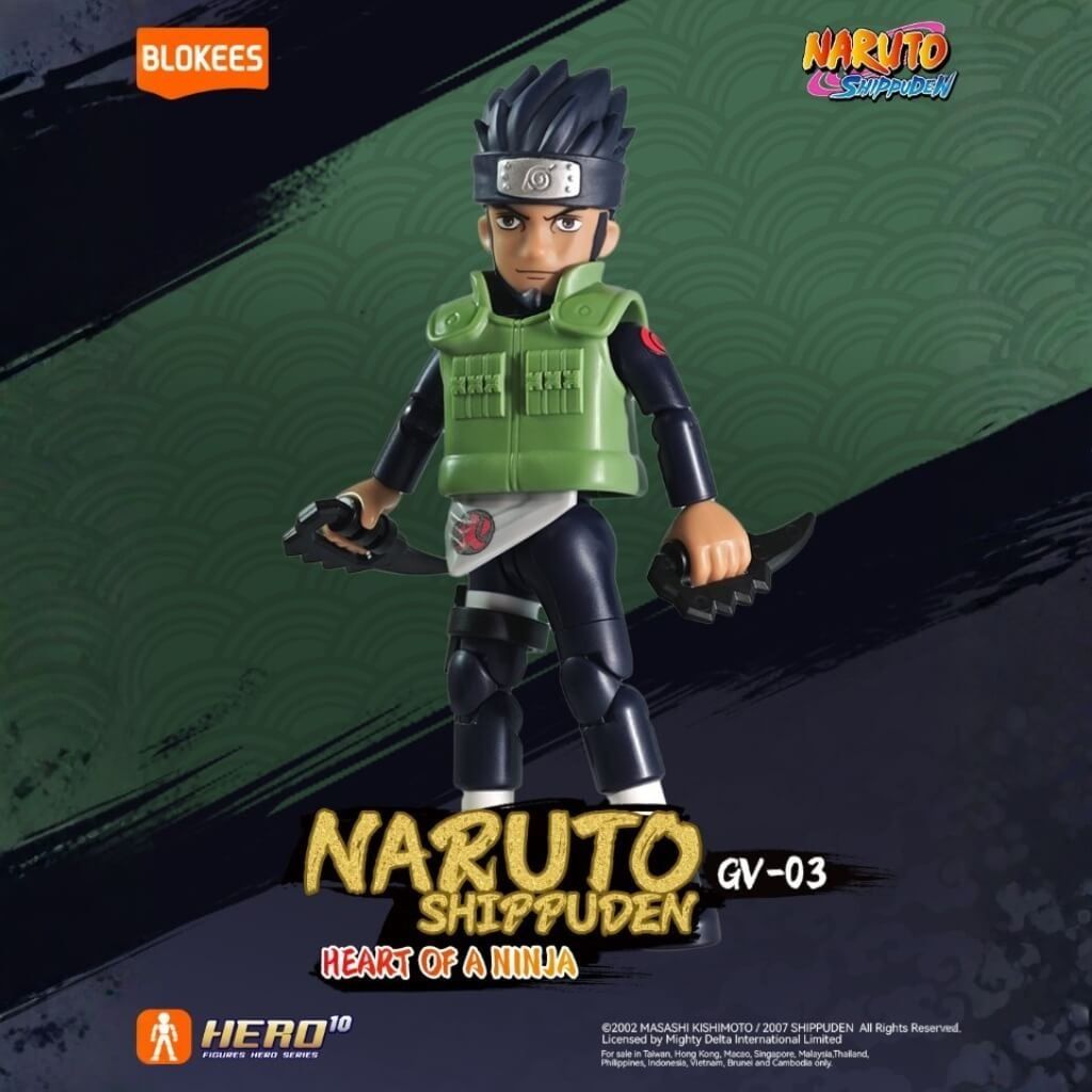 Mô hình đồ chơi Lắp ráp Blind box Naruto Shippuden GV03 Heart Of A Ninja BLOKEES