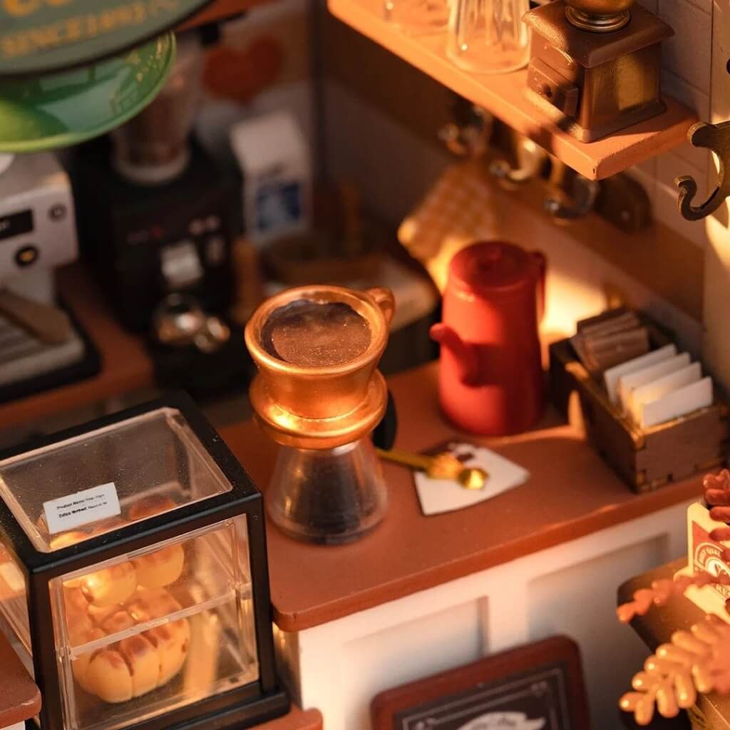 Mô hình lắp ráp nhà gỗ DIY Quán Cà Phê Số 17 Rolife No.17 Café ROBOTIME
