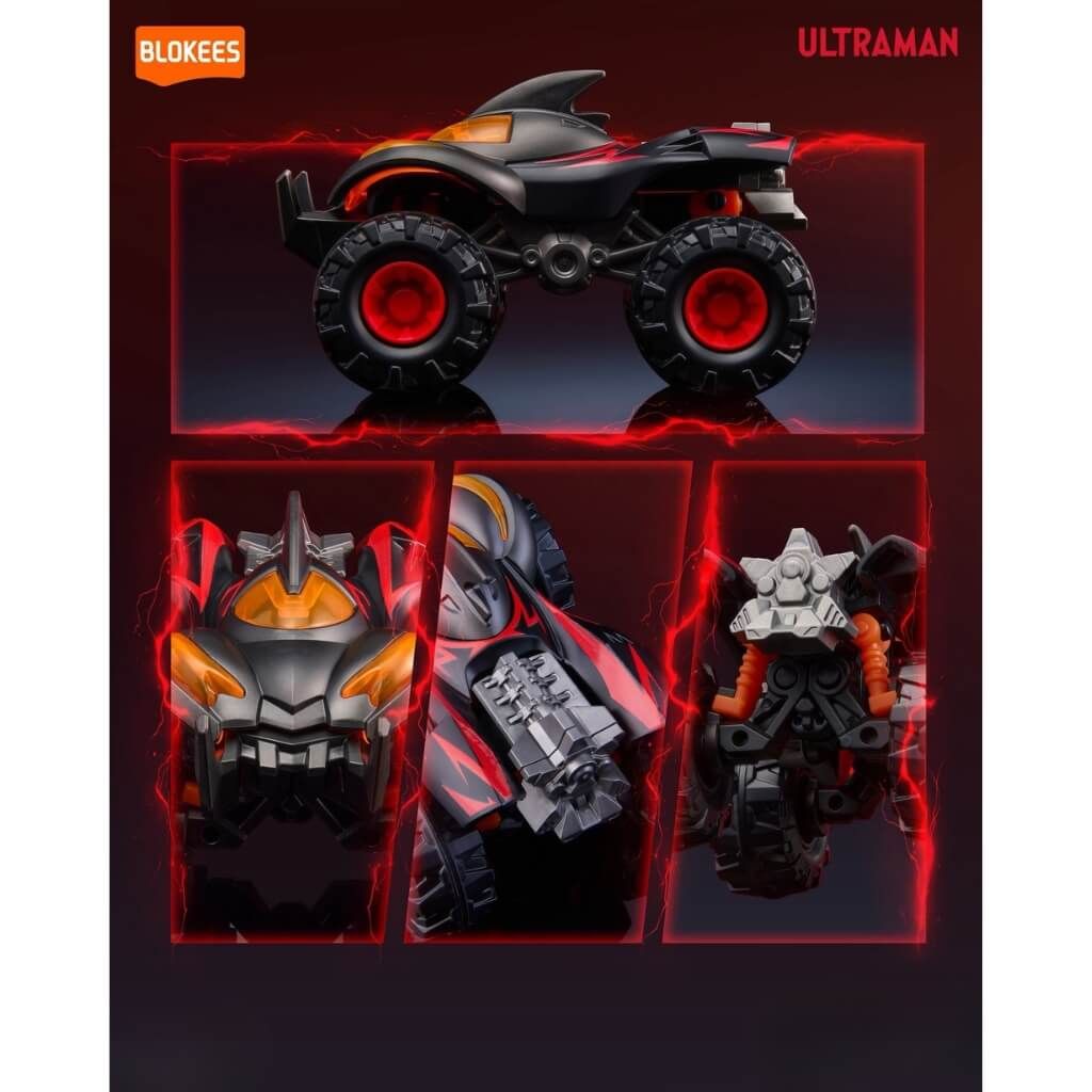 Mô hình đồ chơi lắp ráp Blind box Ultraman Wheels C01 Galaxy Power BLOKEES