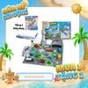 Đồ chơi lắp ráp mô hình sân bay bằng giấy 3D - Maisto