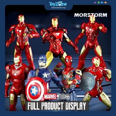 Đồ chơi mô hình Blind box lắp ráp Avengers 1:18 MORSTORM