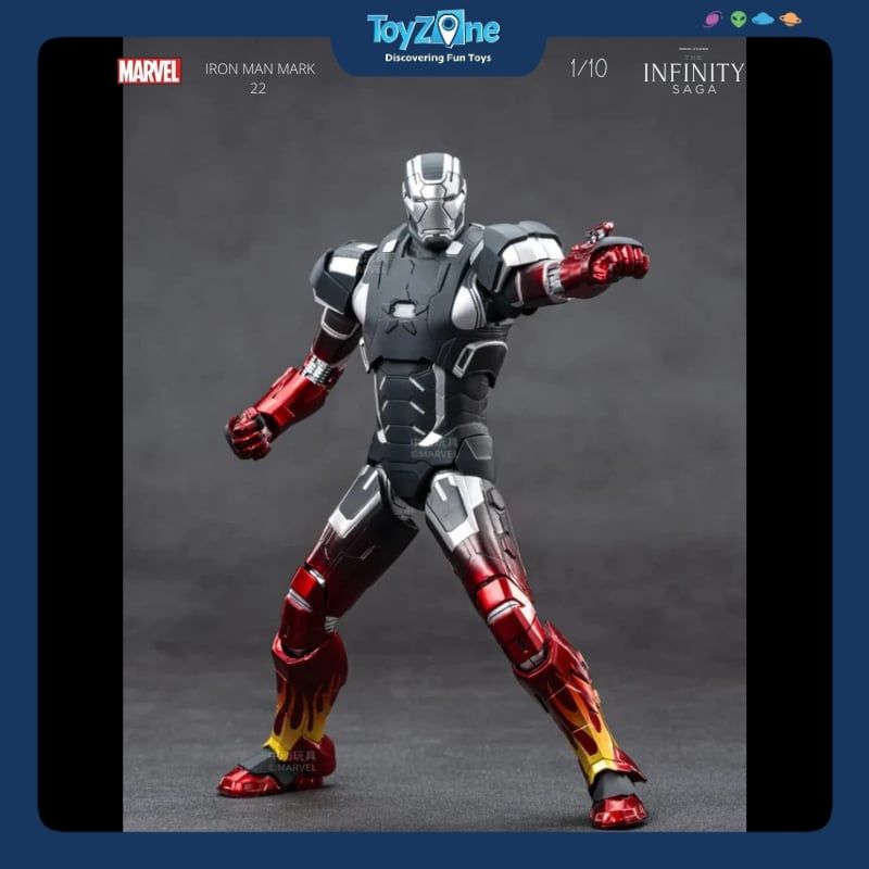 Mô hình Iron Man Mark 22 ( MK22 ) Hotrod 1:10 ZD TOYS