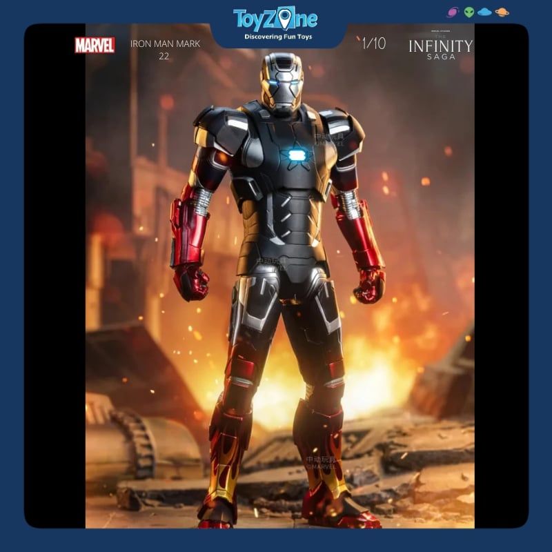 Mô hình Iron Man Mark 22 ( MK22 ) Hotrod 1:10 ZD TOYS