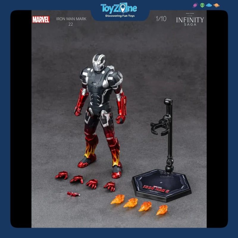 Mô hình Iron Man Mark 22 ( MK22 ) Hotrod 1:10 ZD TOYS