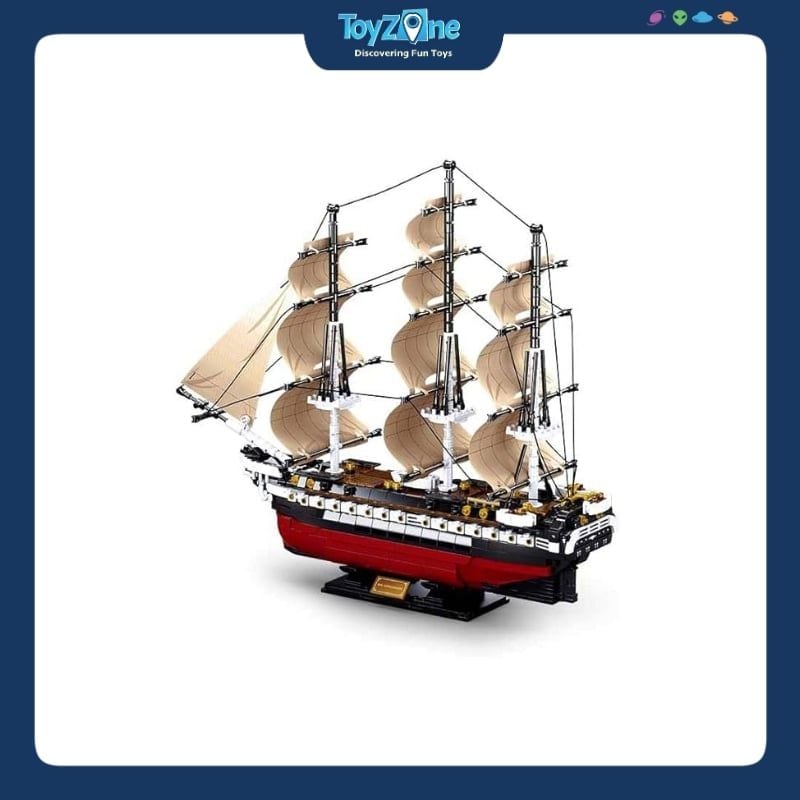 Đồ chơi mô hình lắp ráp tàu chiến USS Frigate Sluban