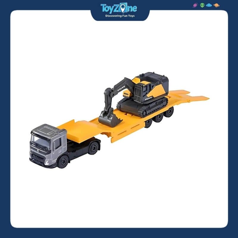 Đồ chơi mô hình xe tải City Transporter Volvo Truck MAJORETTE
