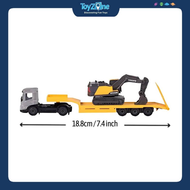 Đồ chơi mô hình xe tải City Transporter Volvo Truck MAJORETTE