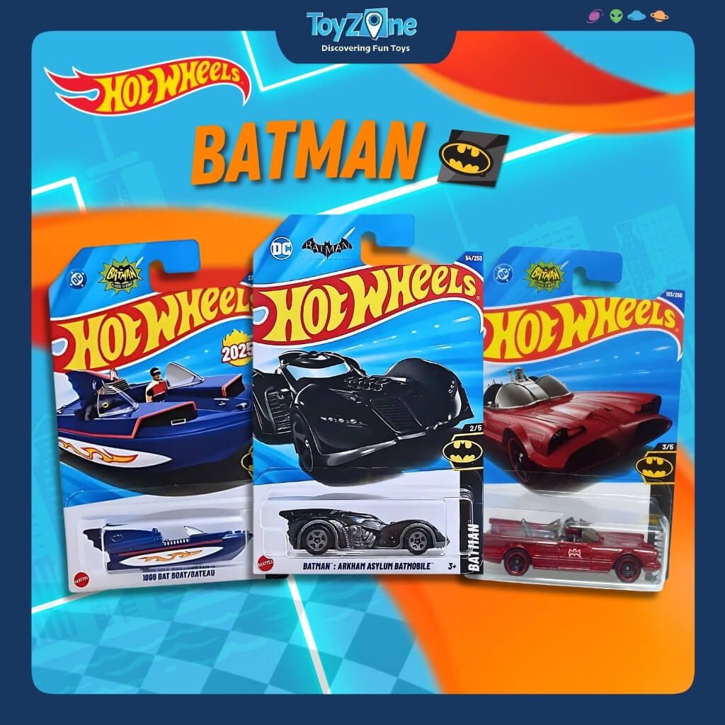 Đồ chơi mô hình xe Hot Wheels Batman chính hãng