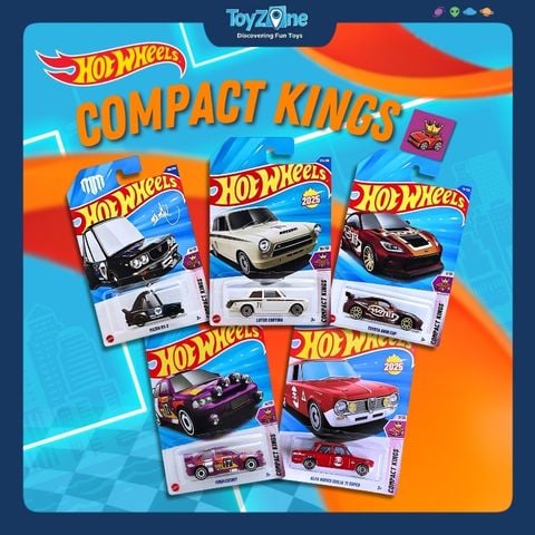 Đồ chơi mô hình xe Hot Wheels Compact Kings chính hãng