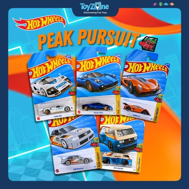 Đồ chơi mô hình xe Hot Wheels Peak Pursuit chính hãng
