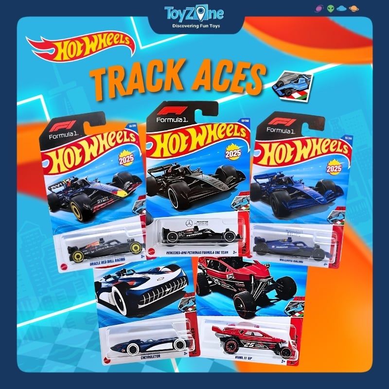 Đồ chơi mô hình xe Hot Wheels Track Aces chính hãng